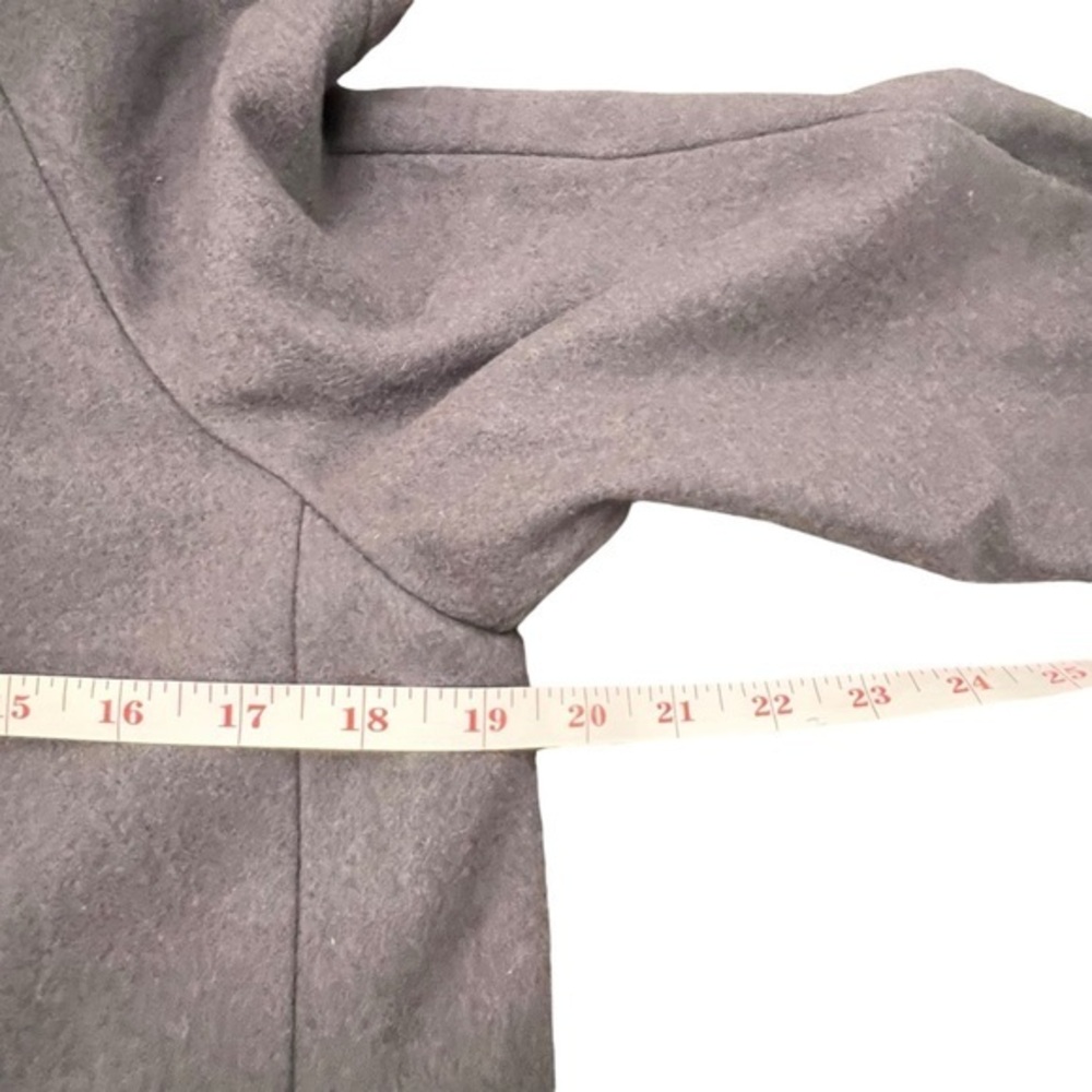 J Crew Jacket Peacoat Women’s Double Breasted Wool Coat Classic Gray Preppy Sz 2 - Picture 9 of 14